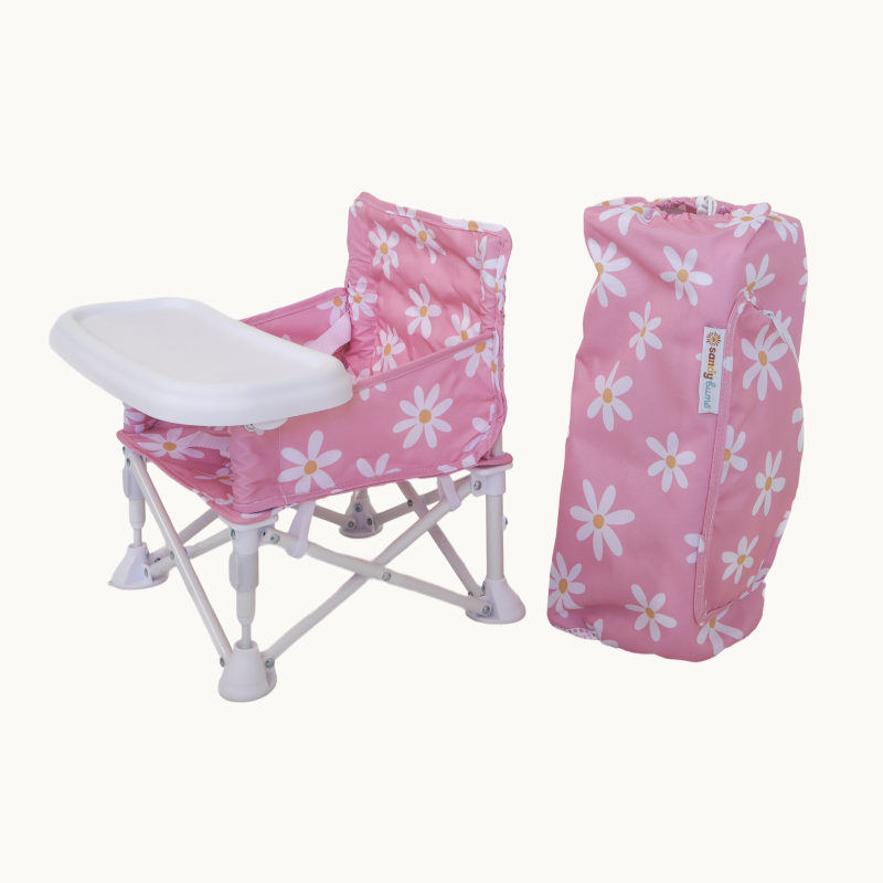 Sandy Bums Bloom Baby and Kids Camping Chair with Removable Tray
